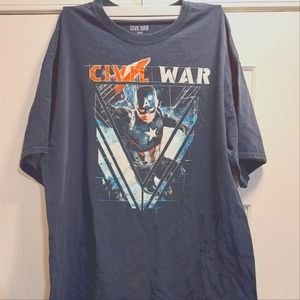 Marvel Captain America Civil War Sz. 3x Tshirt
